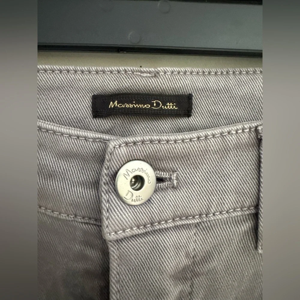 Massimo Dutti Women's skinny  Fit High-Waist Jeans US 10 EUC  Grey - Picture 3 of 5